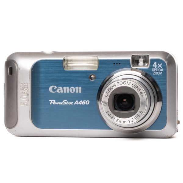 Canon PowerShot A460 5.0MP Blue Digital Camera